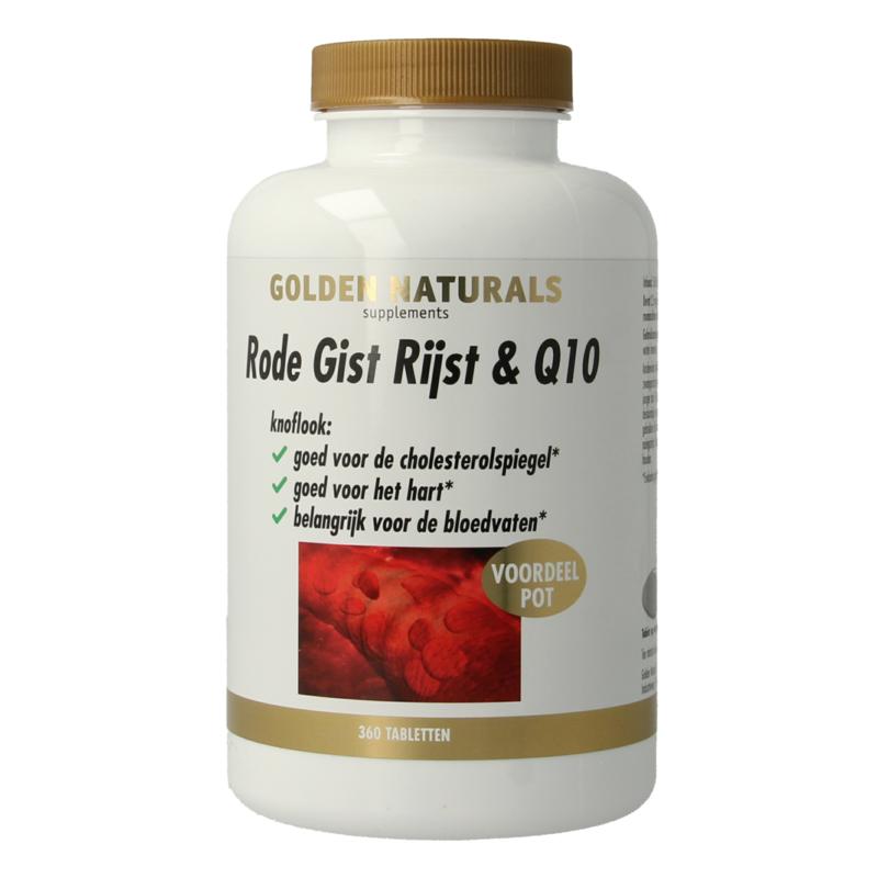 Golden Naturals Rode Gist Rijst & Q10