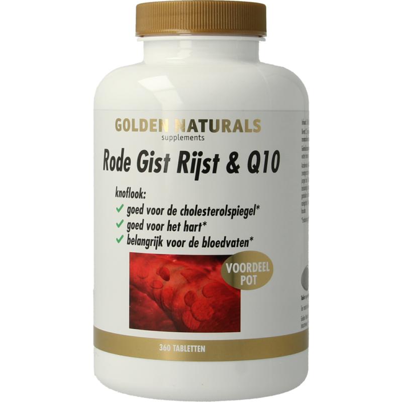 Golden Naturals Rode Gist Rijst & Q10