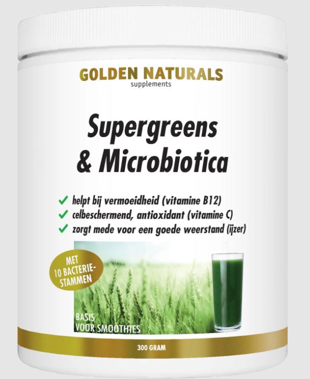 Golden Naturals Supergreens & Probiotica