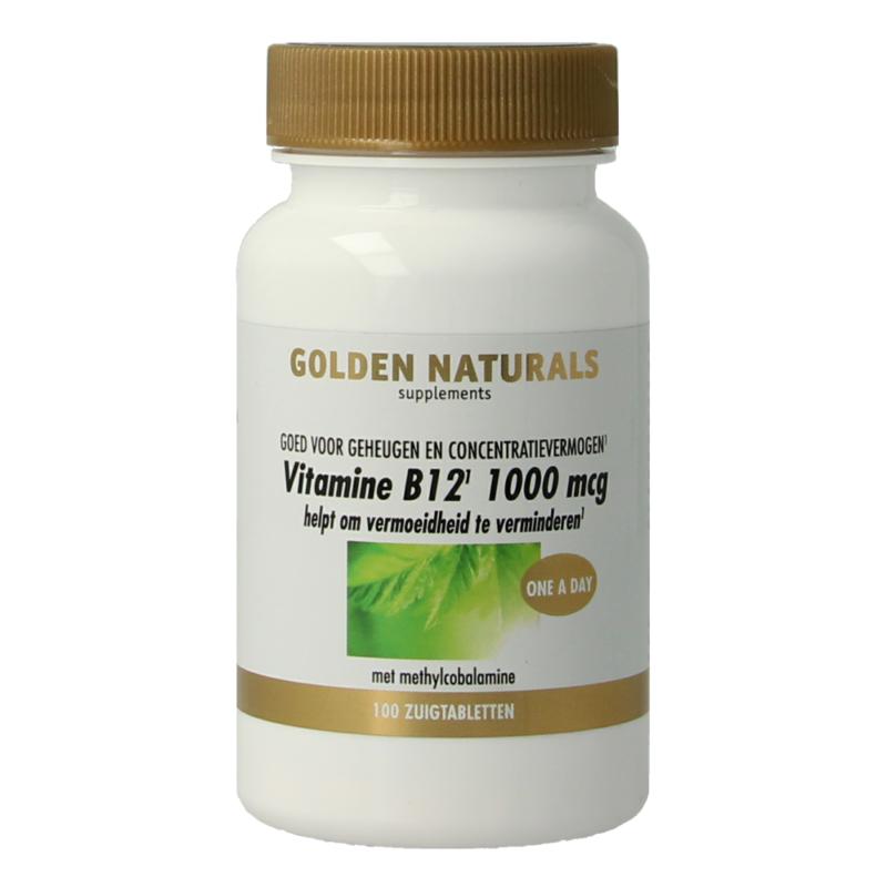 Golden Naturals Vitamine B12 1000Mcg Vegan