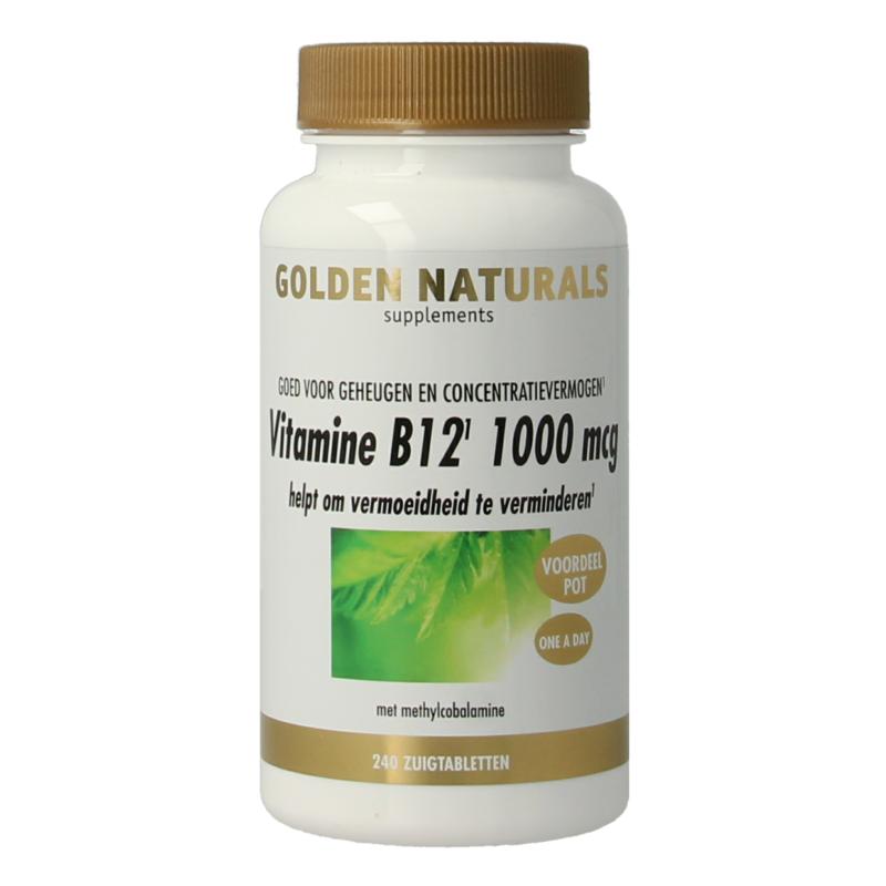 Golden Naturals Vitamine B12 1000Mcg Vegan