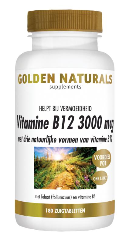 Golden Naturals Vitamine B12 3000Mcg