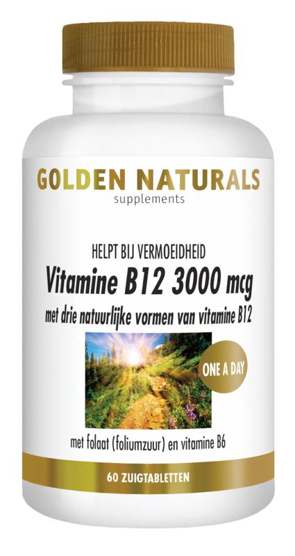 Golden Naturals Vitamine B12 3000Mcg