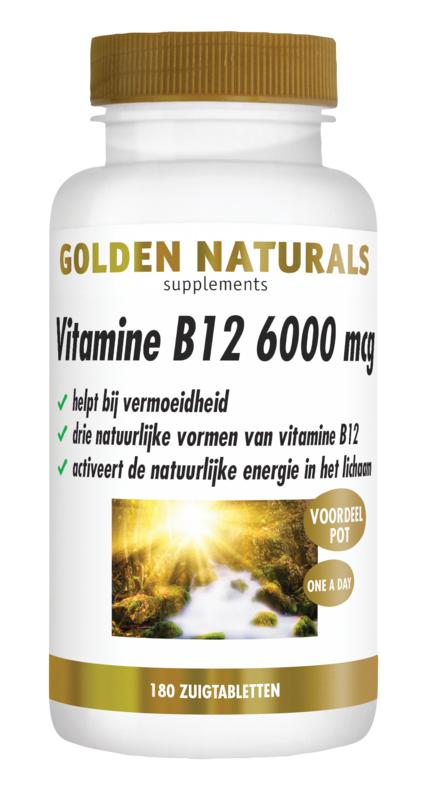 Golden Naturals Vitamine B12 6000Mcg