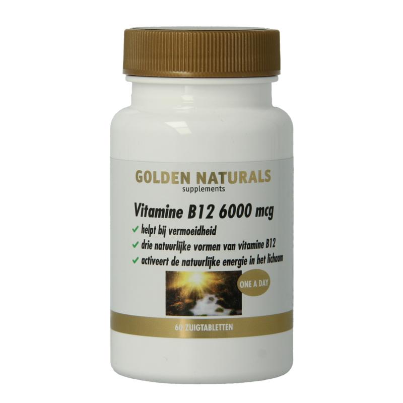 Golden Naturals Vitamine B12 6000Mcg Vega