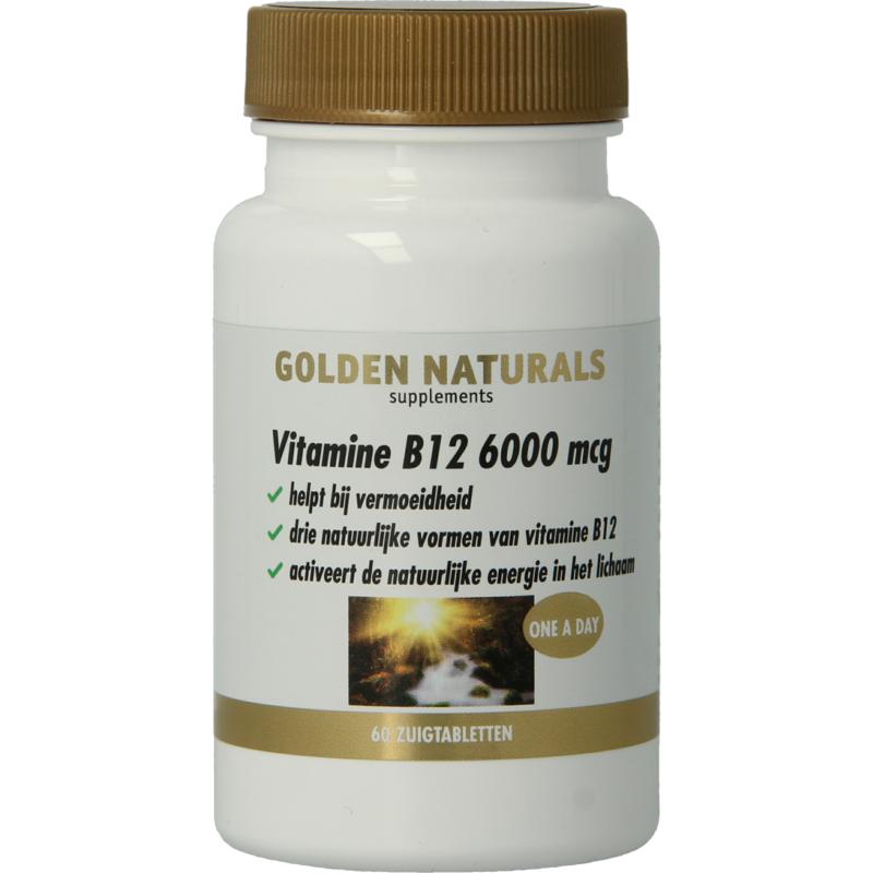 Golden Naturals Vitamine B12 6000Mcg Vega