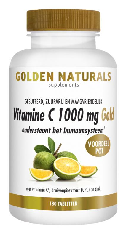 Golden Naturals Vitamine C 1000Mg Gold Vegan