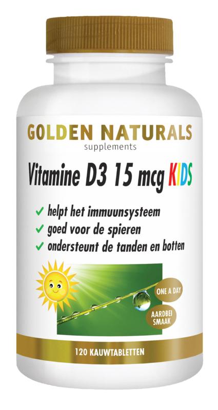 Golden Naturals Vitamine D3 15Mcg Kids