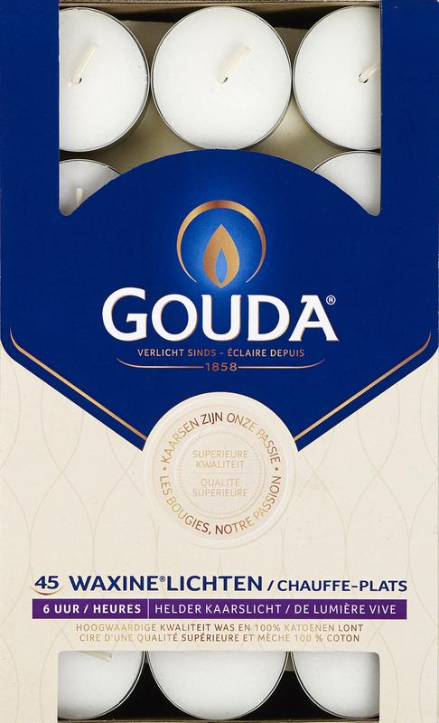 Gouda Waxinelicht 6 Uur Wit