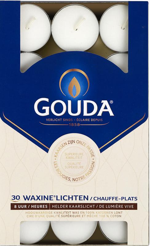 Gouda Waxinelicht 8 Uur Wit