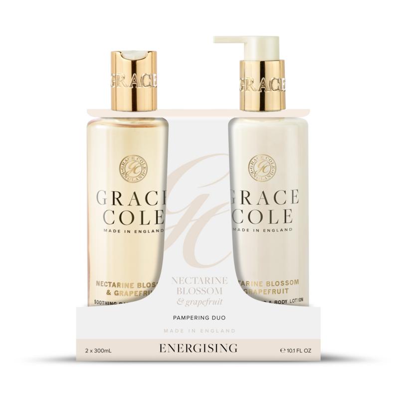 Grace Cole Nectarine Blossom & Grapefruit Body Care Duo