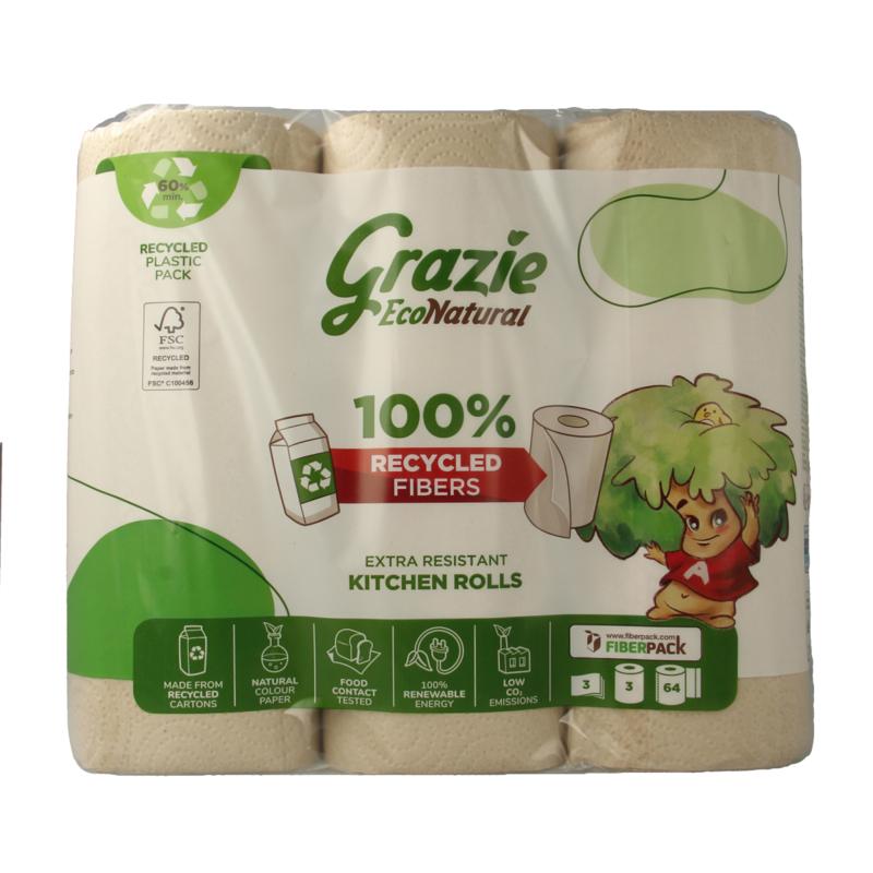 Grazie Natural Keukenrol 3-Laags