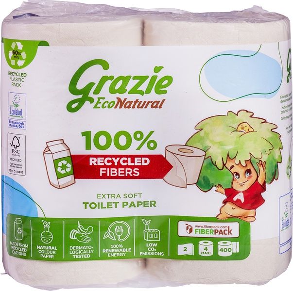 Grazie Natural Toiletpapier 2-Laags