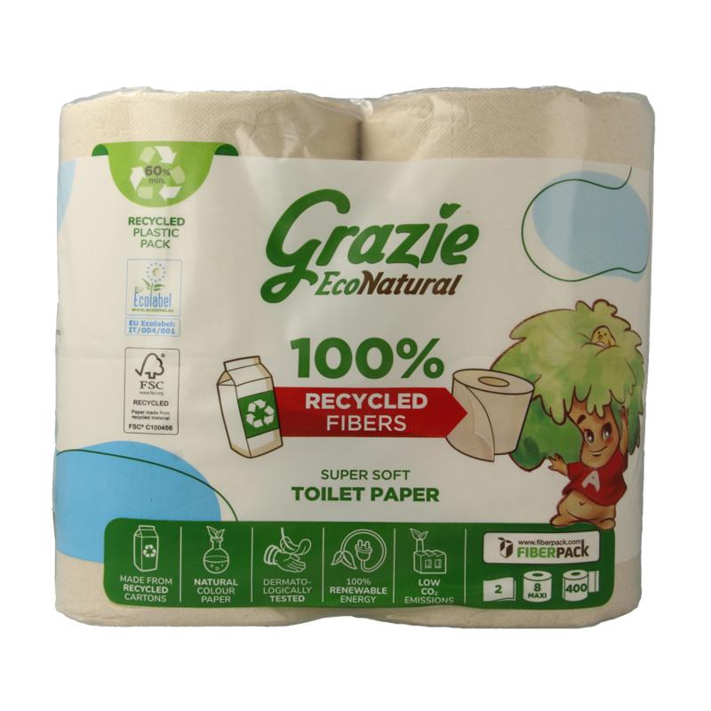 Grazie Natural Toiletpapier 2-Laags