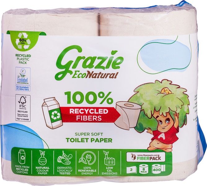 Grazie Natural Toiletpapier 2-Laags