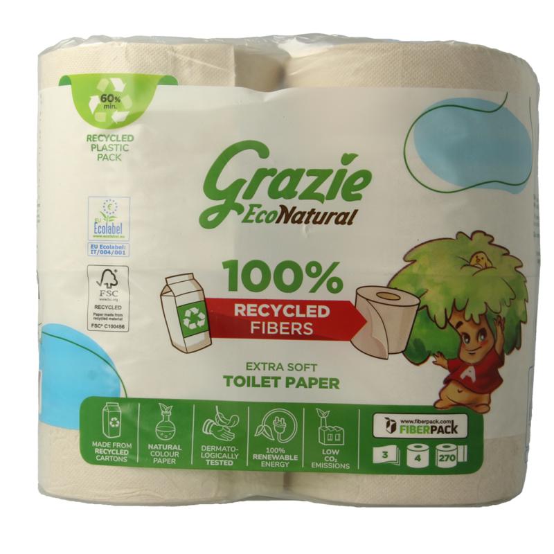 Grazie Natural Toiletpapier 3-Laags