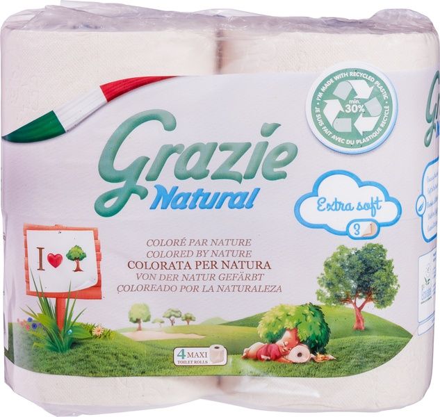 Grazie Natural Toiletpapier 3-Laags