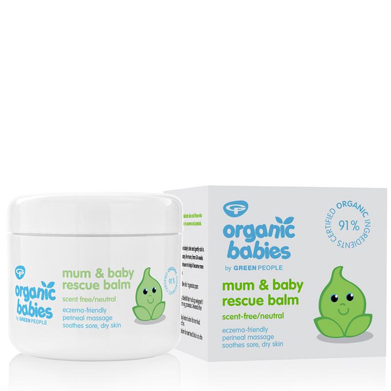 Green People Organic Babies Mum & Baby Rescue Balm Scent Free