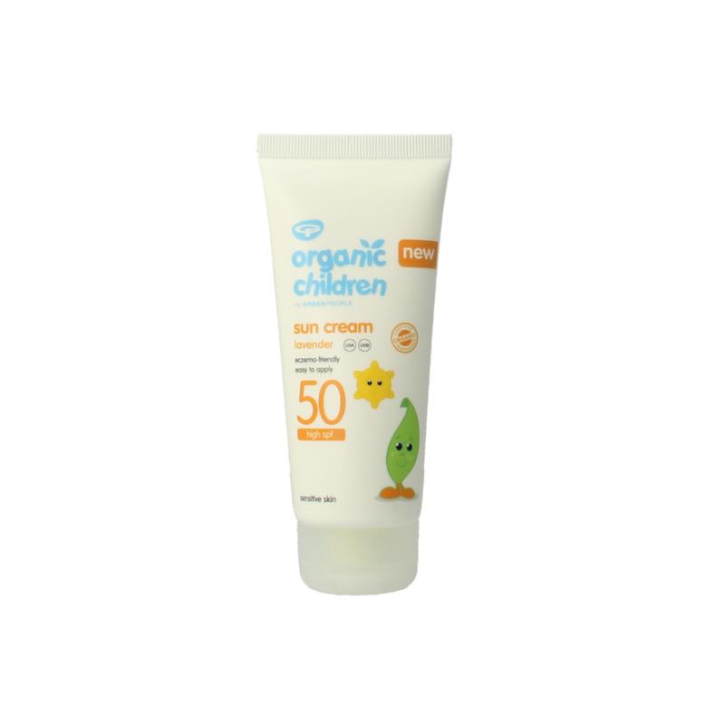 Green People Organic Children Sun Cream Lavender Spf50