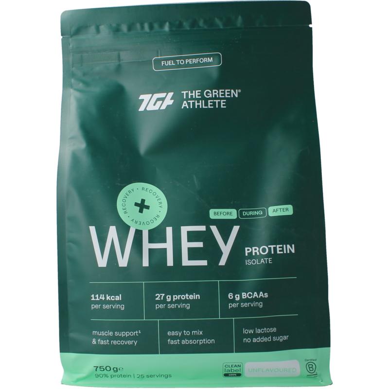 Green Athlete Whey Protein Isolate  Unflavoured
