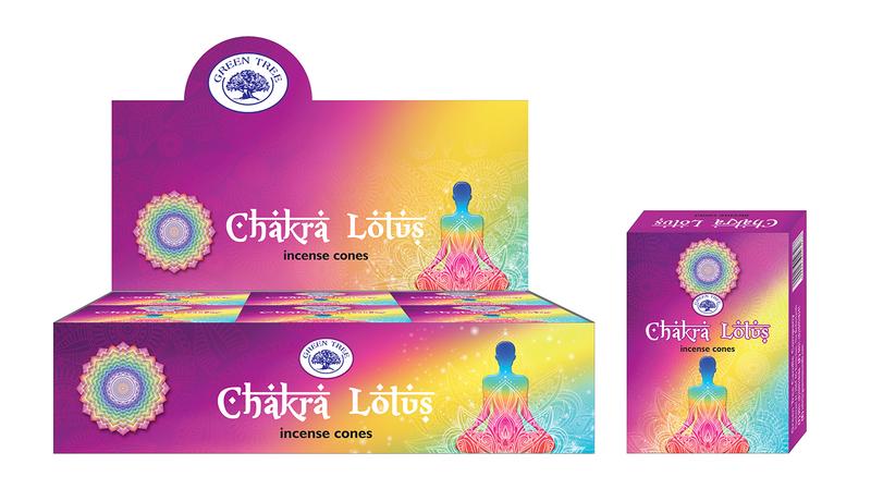 Green Tree Kegelwierook Chakra Lotus