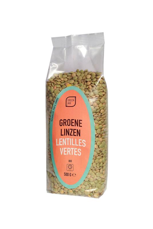 Greenage Groene Linzen Bio