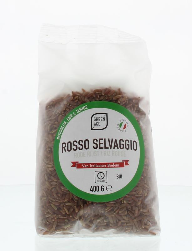 Greenage Rode Rijst Rosso Selvaggio Bio