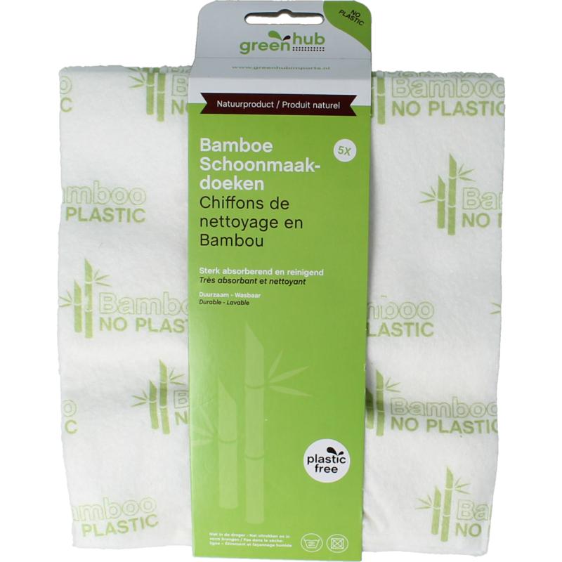 Greenhub Schoonmaakdoeken Bamboe