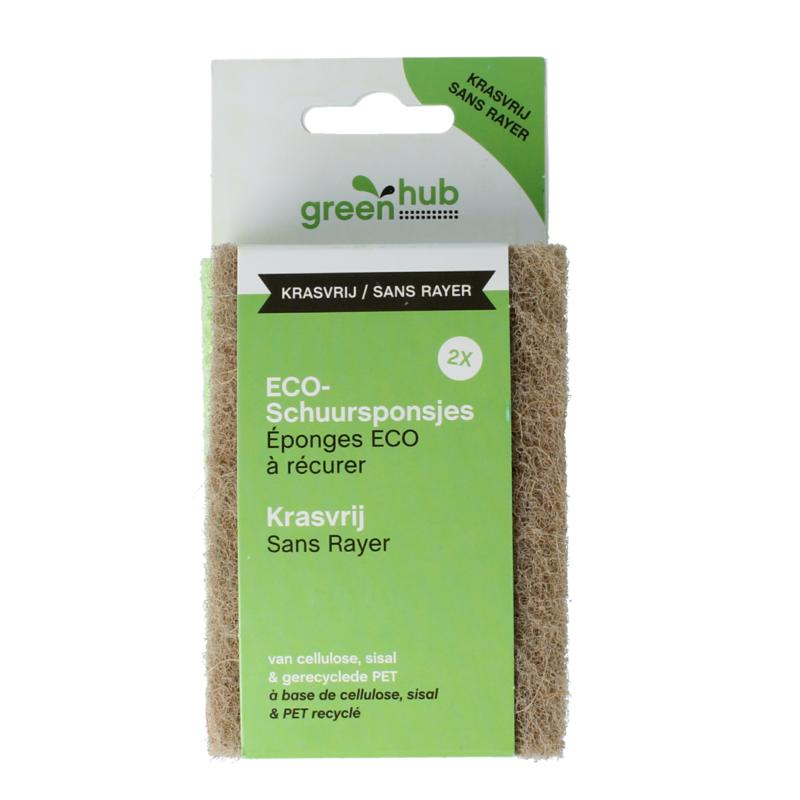 Greenhub Schuursponsjes Eco Krasvrij