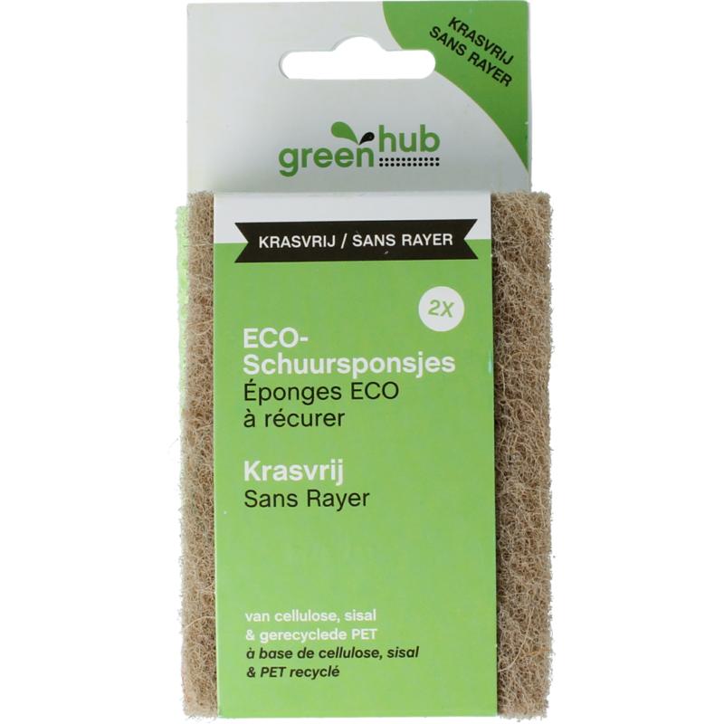 Greenhub Schuursponsjes Eco Krasvrij