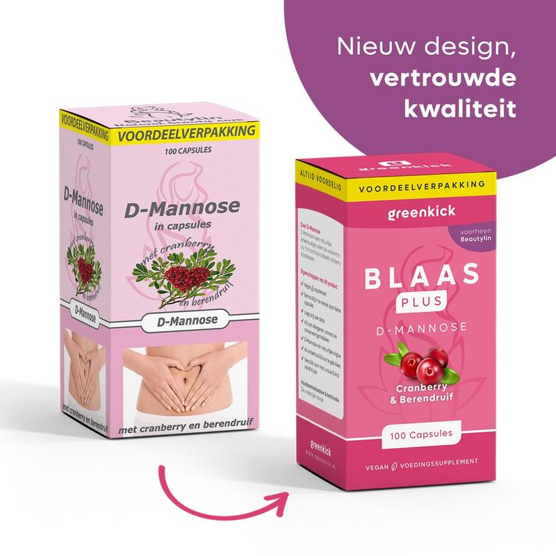 Greenkick D-Mannose Cranberry & Beredruif