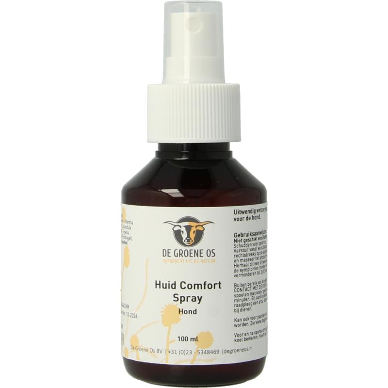 Groene Os Huid Comfort Spray Hond