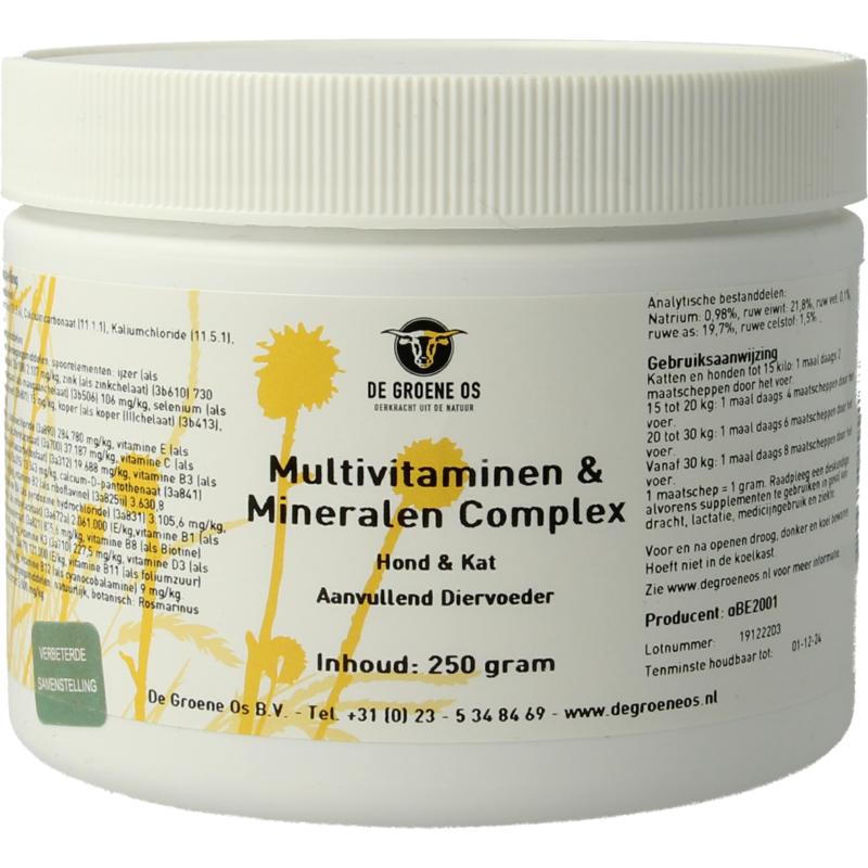 Groene Os Multi Vitamine & Mineralen Complex Hondkat