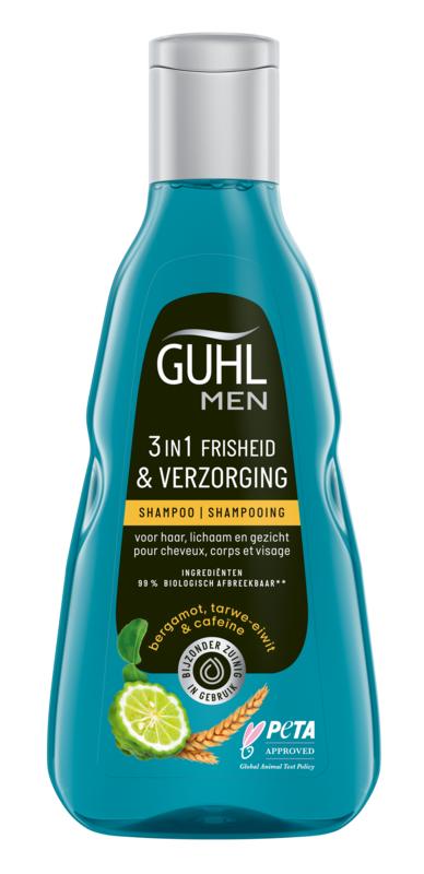 Guhl Man 3-In-1 Frisheid & Verzorging Shampoo