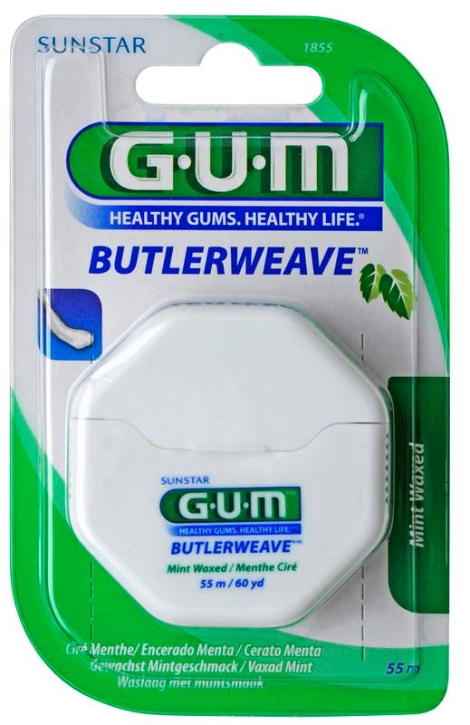 Gum Butlerweave Waxed Mint 55 Meter