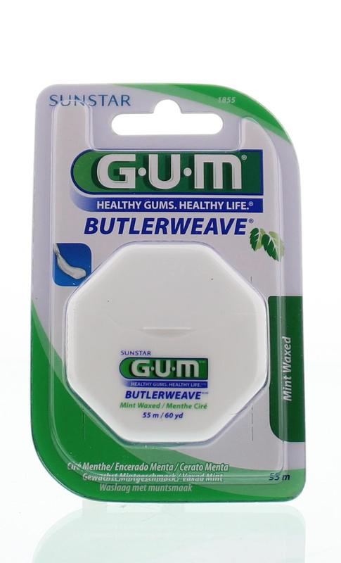 Gum Butlerweave Waxed Mint 55 Meter