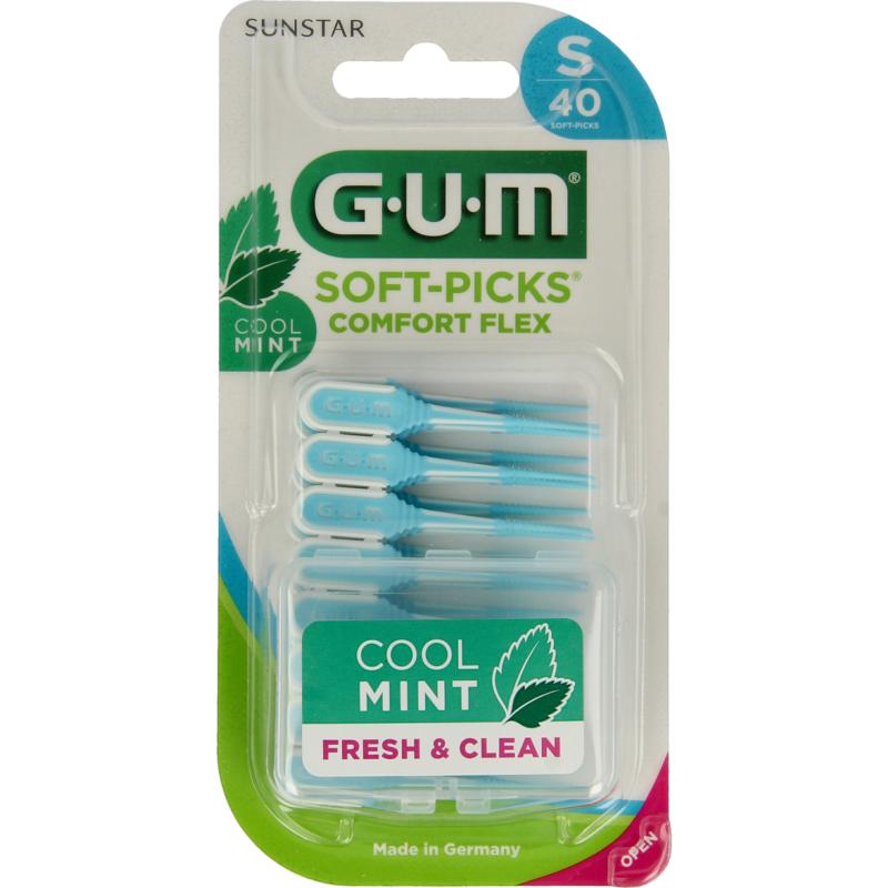 Gum Soft Picks Comfort Flex Mint Small
