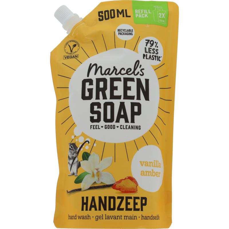 Handzeep Vanille & Amber Navulling