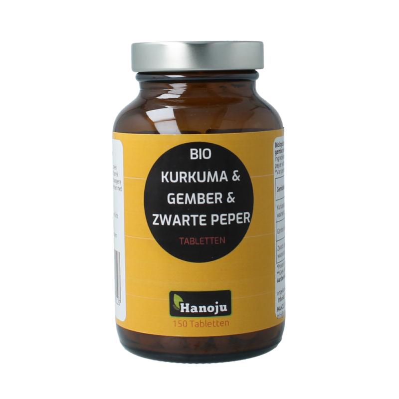 Hanoju Kurkuma + Gember + Piperine 500Mg