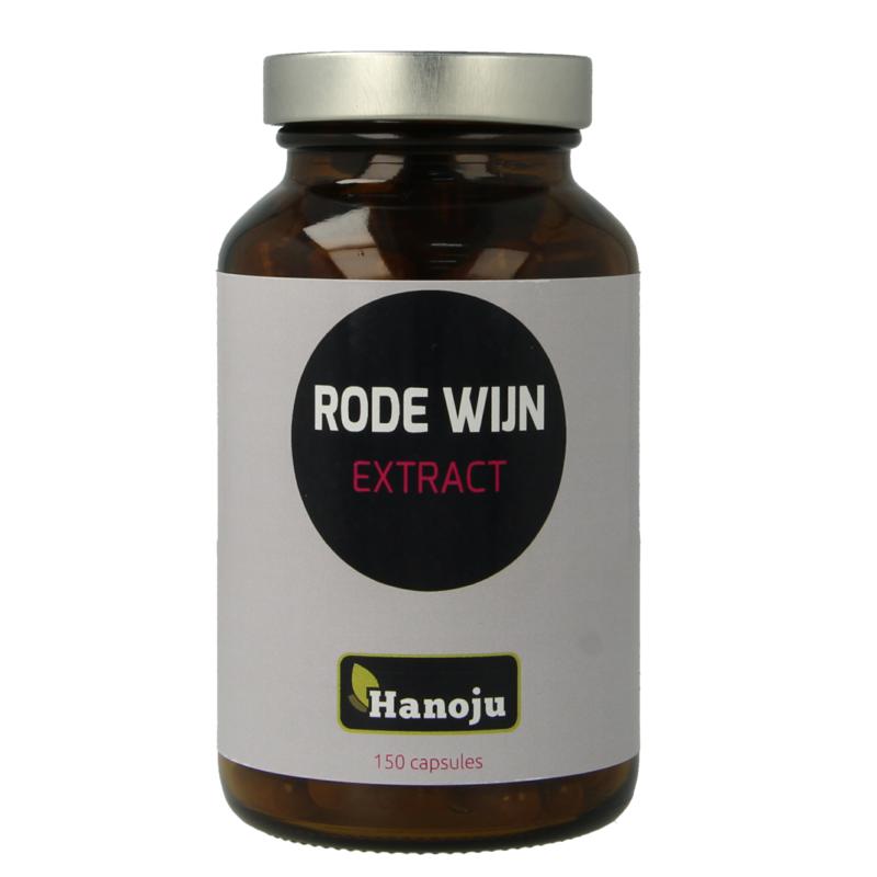 Hanoju Rode Wijn Extract 250Mg