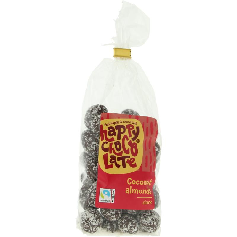 Happy Chocolate Chocolade Amandel Puur Kokos Bio