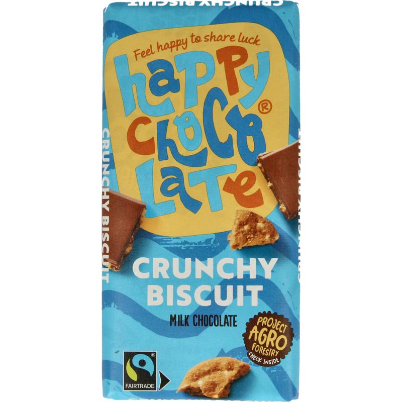 Happy Chocolate Melk Biscuit Bio