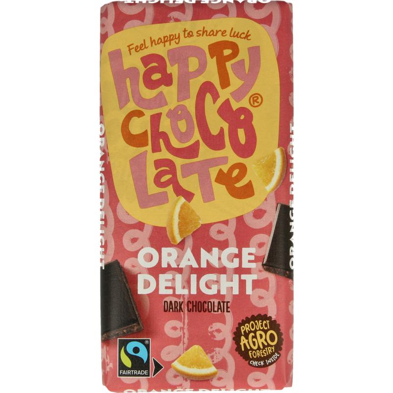 Happy Chocolate Puur Sinaasappel Bio