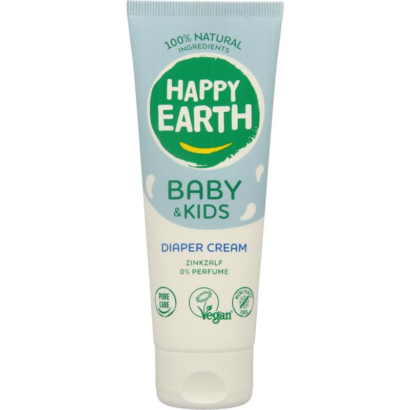 Happy Earth Billencreme Zink Voor Baby & Kids