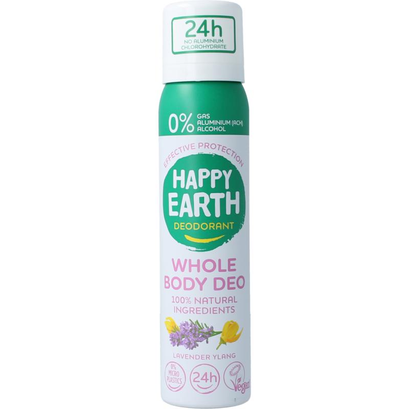 Happy Earth Deodorant Bodyspray Lavender Ylang