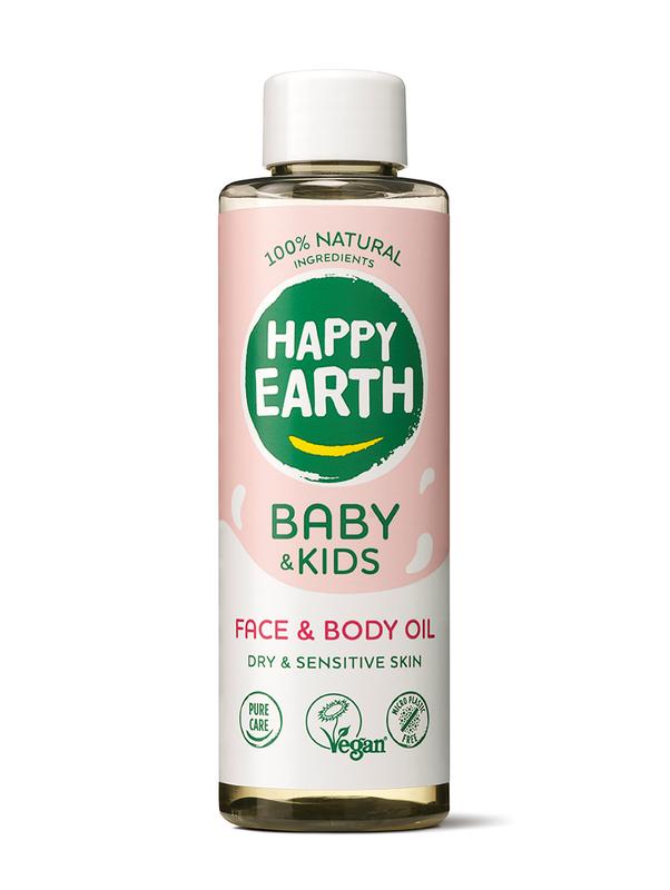 Happy Earth Gezicht & Lichaam Olie Voor Baby & Kids