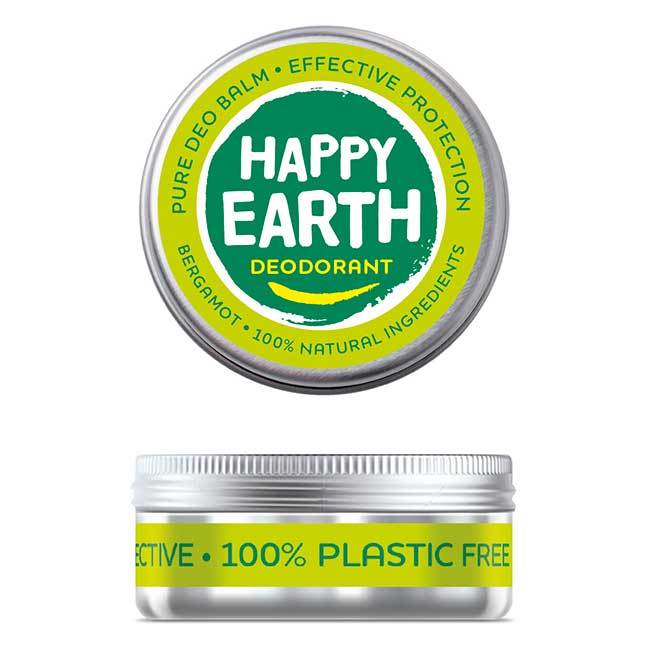 Happy Earth Pure Deodorant Balm Bergamot