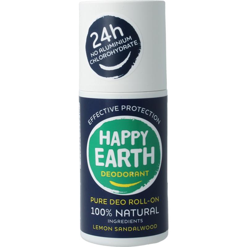 Happy Earth Pure Deodorant Roll-On Men Protect