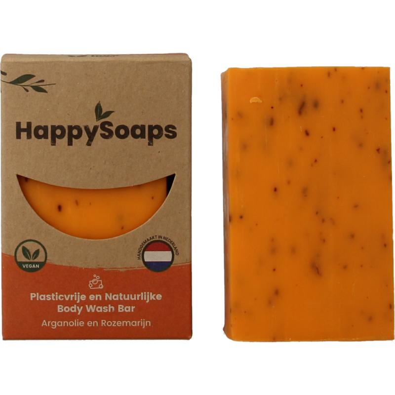 Happysoaps Body Bar Arganolie En Rozemarijn