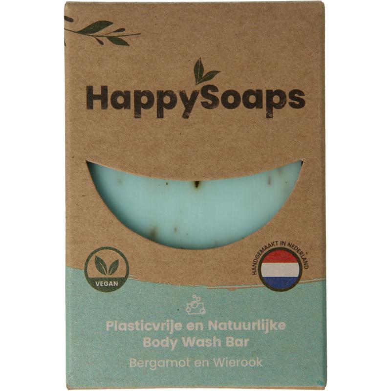 Happysoaps Body Bar Bergamot En Wierook